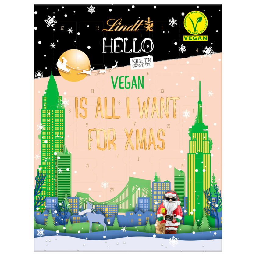 Lindt Hello Adventskalender vegan 228g